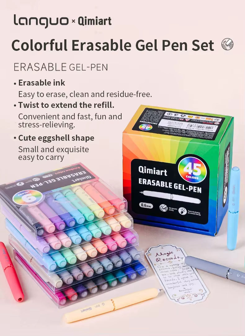 Erasable Rotary Retractable Gel Pens