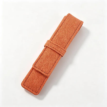 Colorful PU Leather Single Pen Case Holder