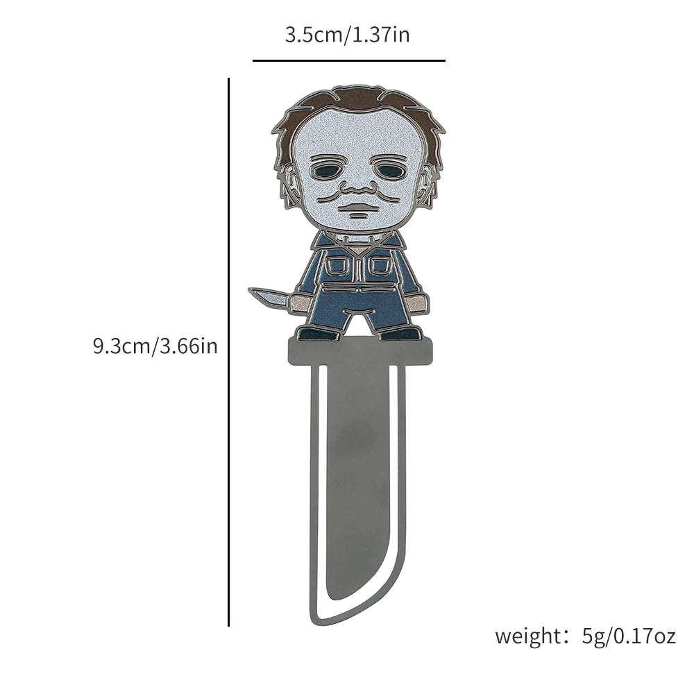 Horror movie villains bookmarks