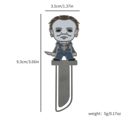 Horror movie villains bookmarks