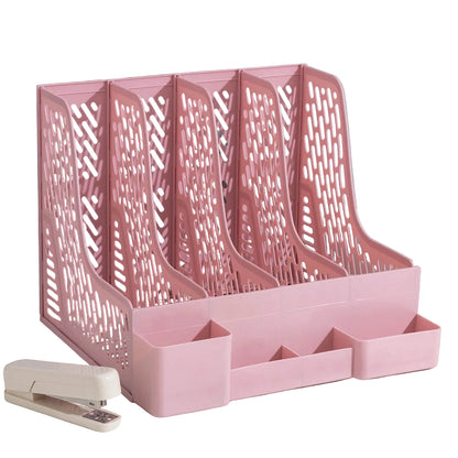 Four-Part File Frame with Pen Holder organizer