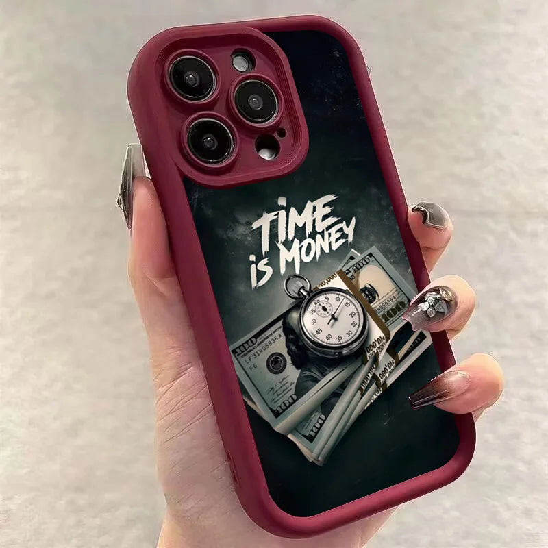 Time is money Phone Case For iPhone 11,12,13,14,15,16,17