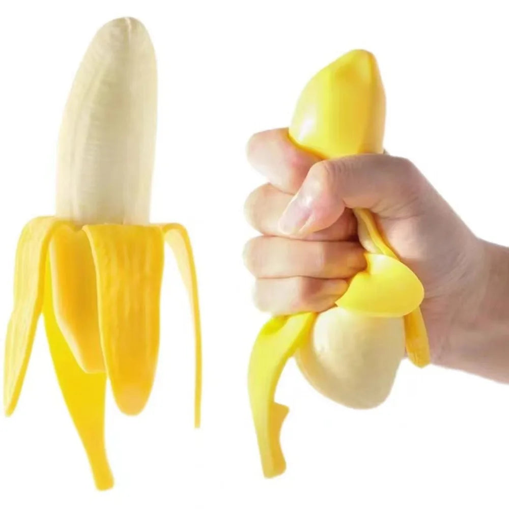 Banana Squishy Stress Fidget Sensory Toy