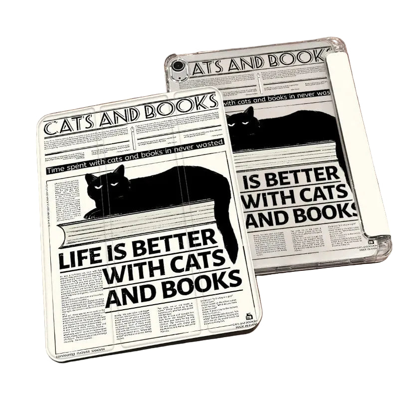 Black Cat Ipad Case