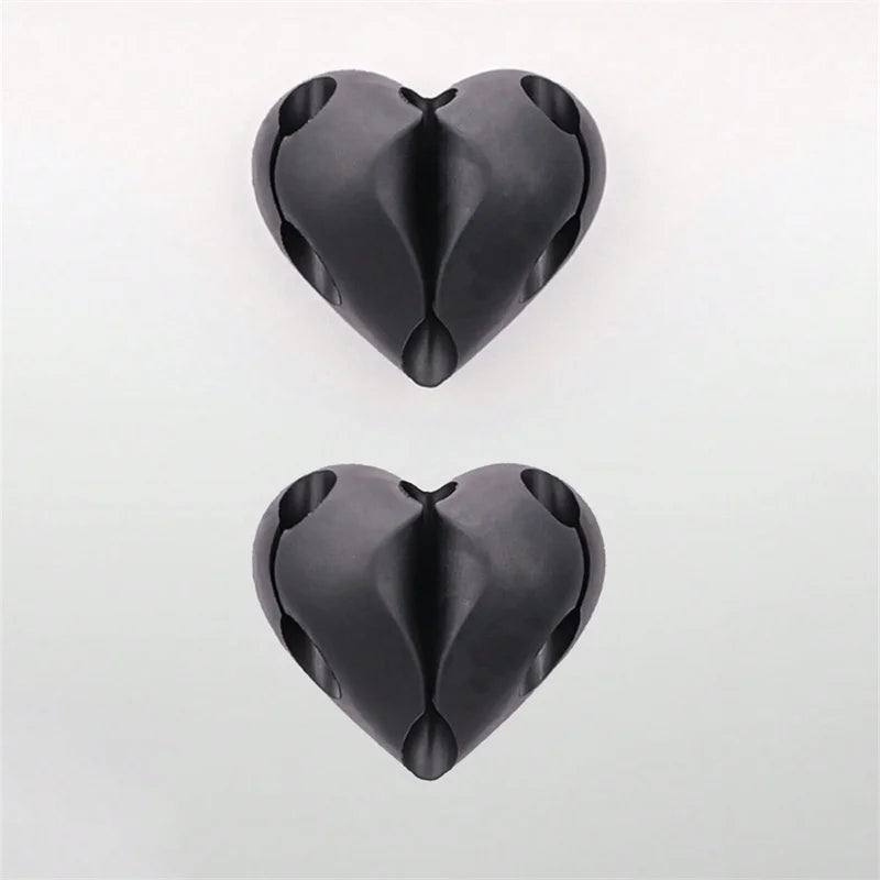 Heart-Shaped Mini Cable Winder Organizers