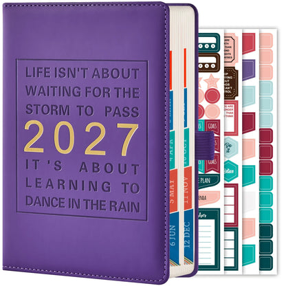 2027 Hardcover Monthly Daily Planner Calendar