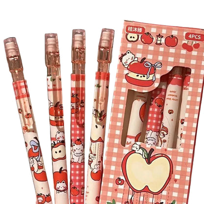 4pcs Mechanical Pencils with Eraser