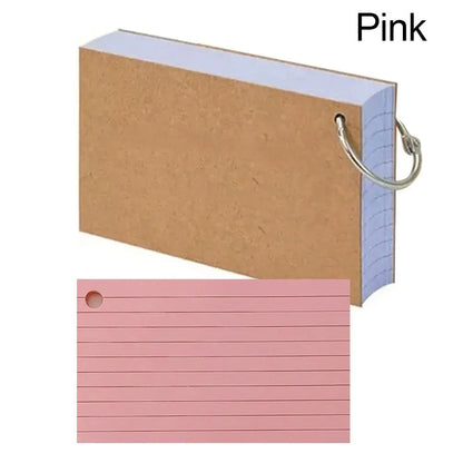 50Pcs Memo Book Loose-Leaf Index Cards