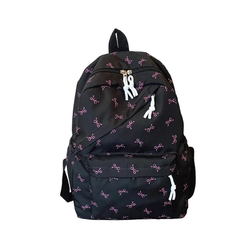Bow Print Backpack