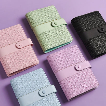 A6 Gingham Check PU Leather journal