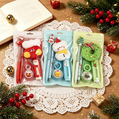 Christmas Stationery Set Bag