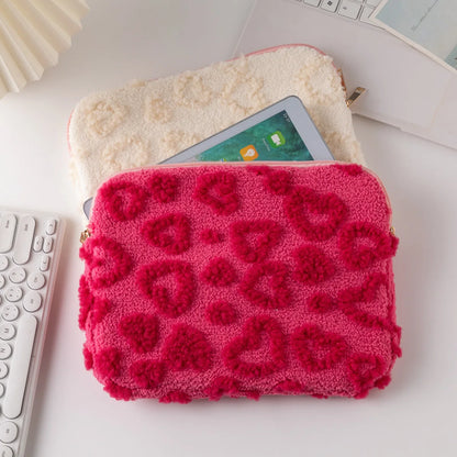 Heart fuzzy Laptop/tablet Sleeve Carrying Case