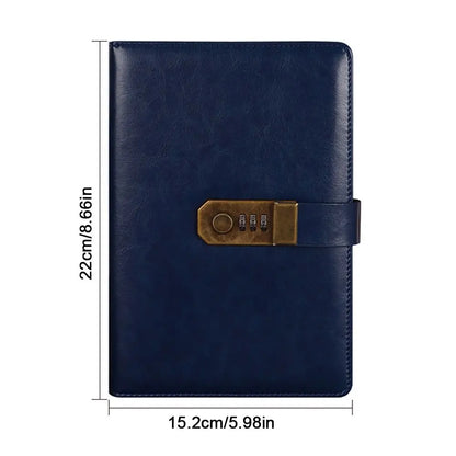 200 Pages A5 Notebook with Coded Lock