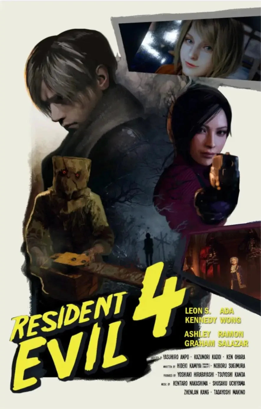 Resident-Evil Game Poster Canvas print