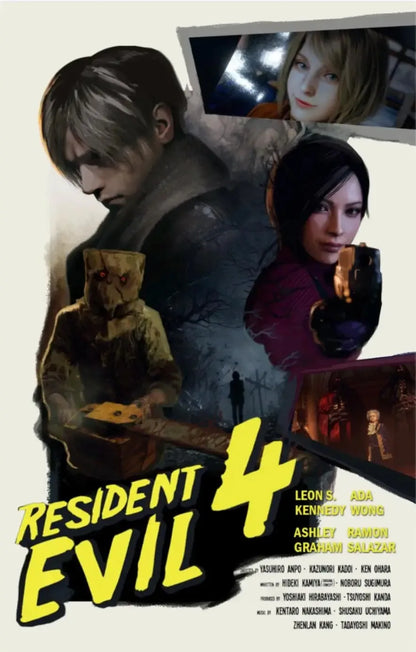Resident-Evil Game Poster Canvas print