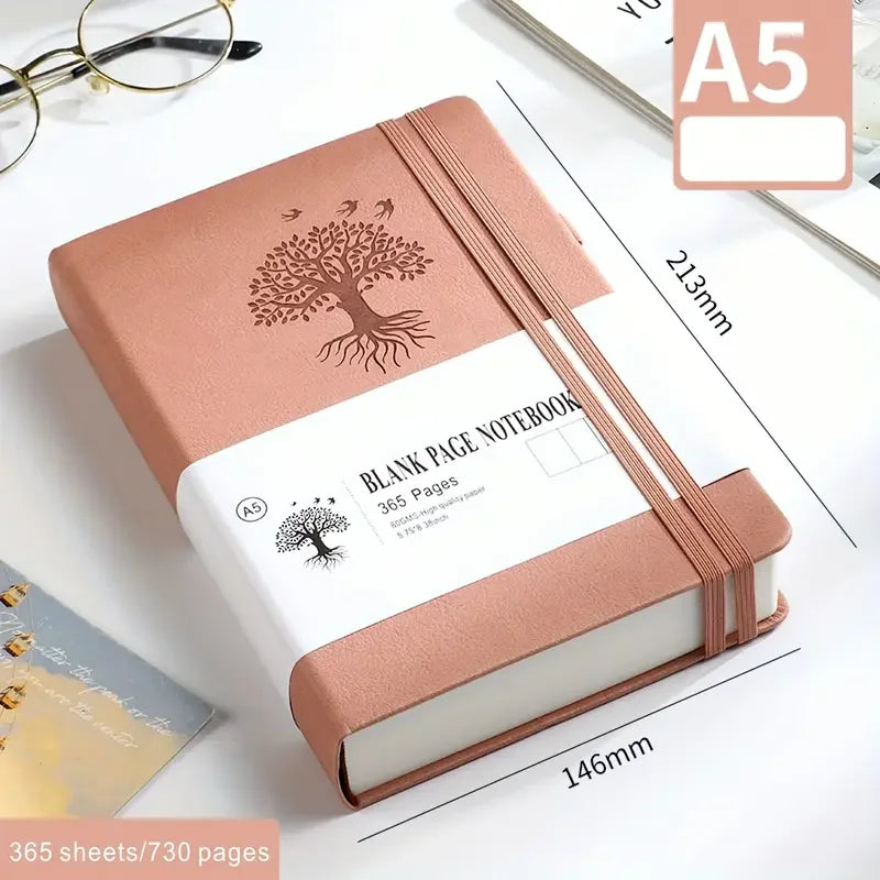 730 pages Thick A5 Blank Notebook