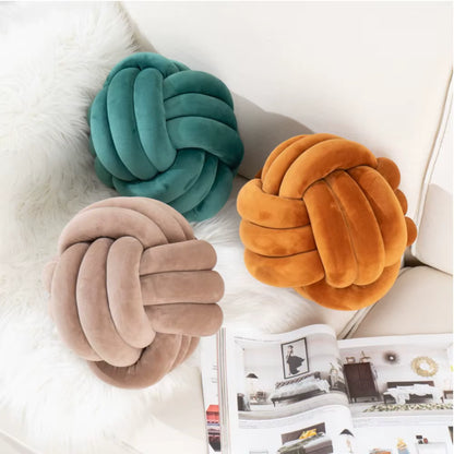 Decorative Throw Knot Pillow Ball
