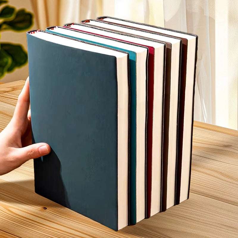 A5 120 Pages Soft Leather Notebook