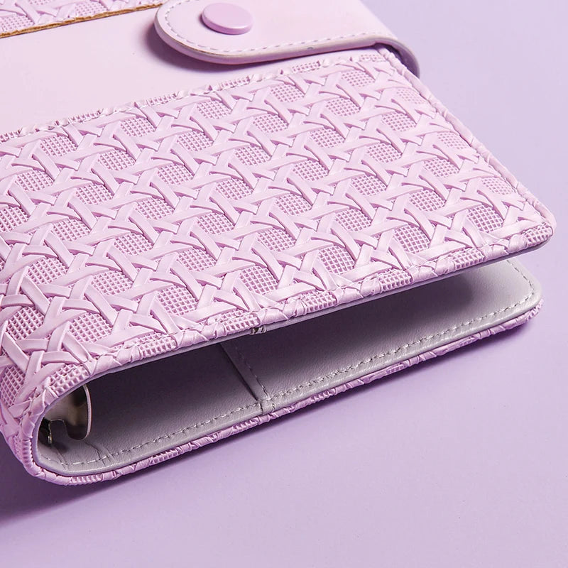 A6 Gingham Check PU Leather journal