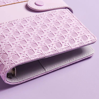 A6 Gingham Check PU Leather journal