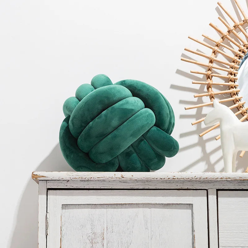 Decorative Throw Knot Pillow Ball