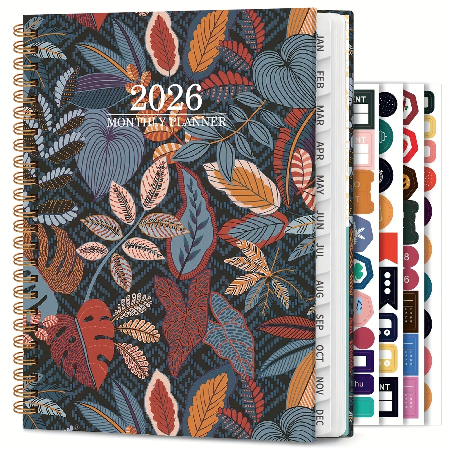 2026 Notebook Planner - Weekly and Monthly Calendar