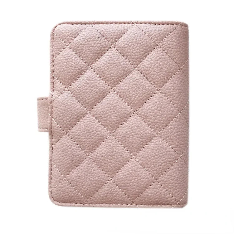 A7 pu quilted Leather journal