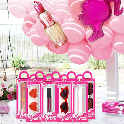 12PCS Pink Doll Party Favor Boxes