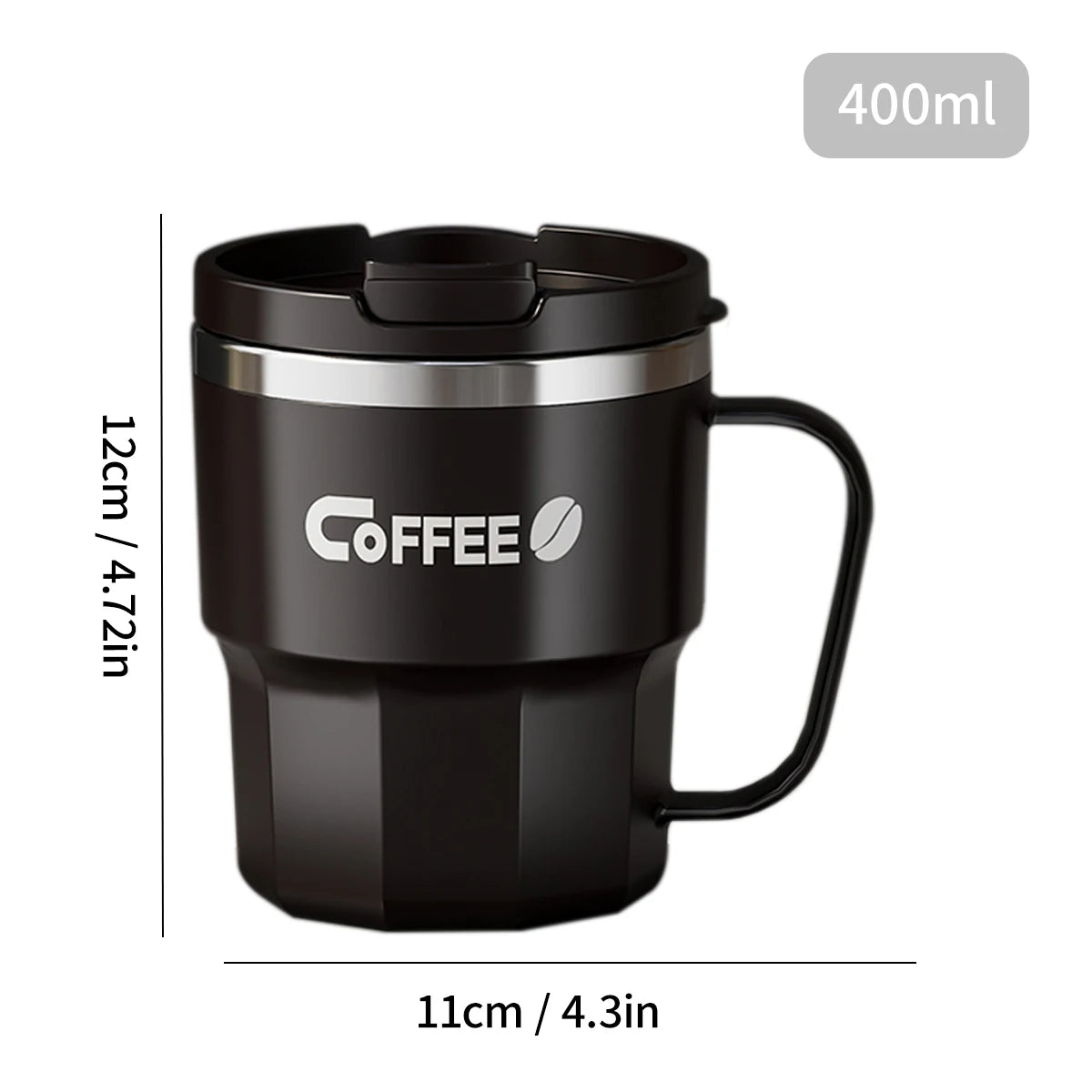 400ML Double Layer Coffee Mug