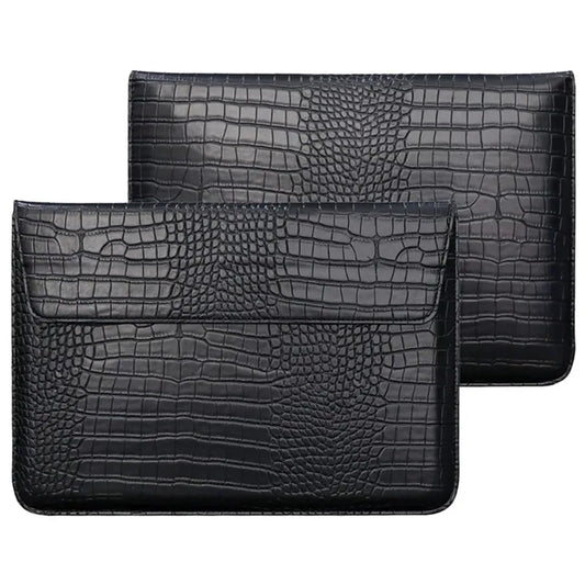 PU Croc Leather laptop Case Bag