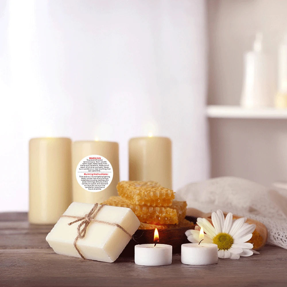 50-500pcs Candle Jar Container Label stickers