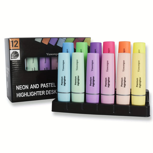 12pcs highlighter markers