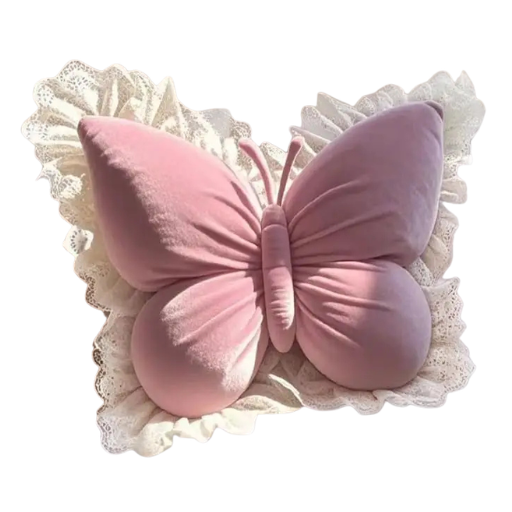 Cute Princess Butterfly Office Pillow