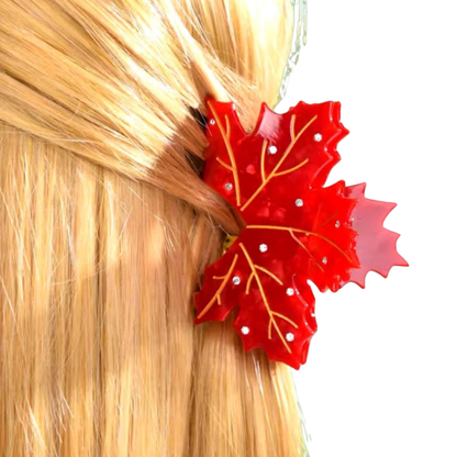 1 piece fall leaf hair claw clip