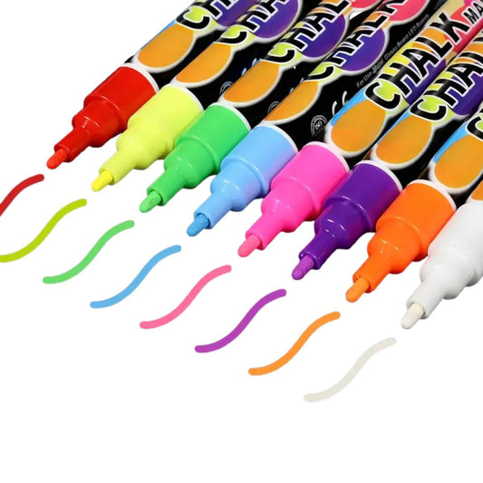 Vibrant 8/12/24 -Color Liquid Chalk Marker Set