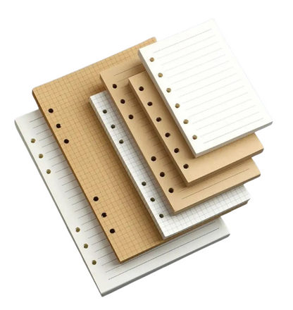 80 Sheets A5/A6/A7 Horizontal Line/Blank Notebook Refill Paper