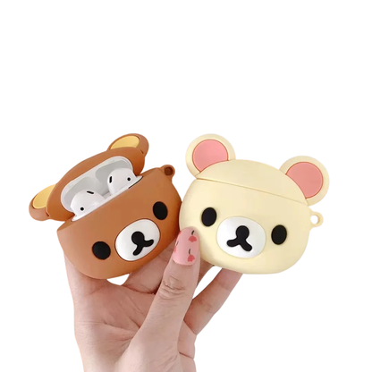 Cartoon bear AirPods case