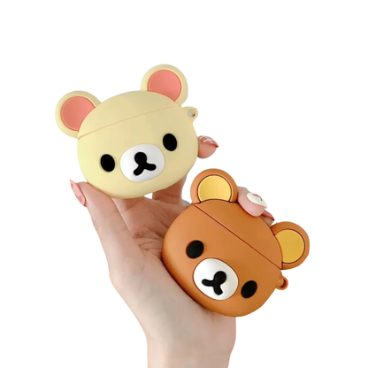 Cartoon bear AirPods case