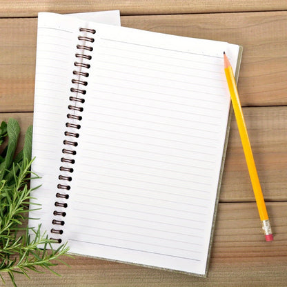 Ace Card Design Pink Retro Spiral Notebook