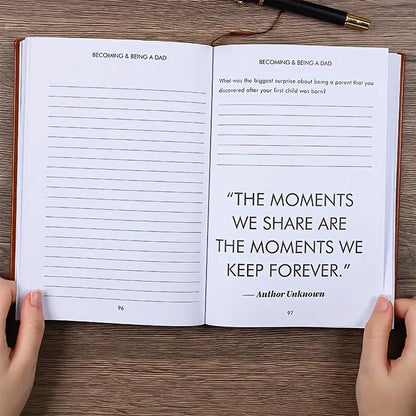 Dad, I Want To Hear Your Story: Father's Guided Life and Love Sharing Notebook