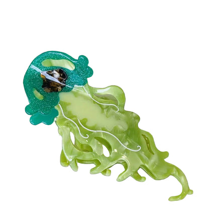 1 piece marine jellyfish hair claw clip