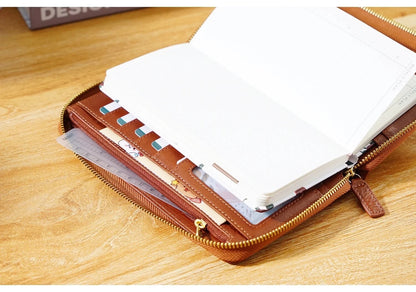 Moterm Full Grain Vegetable Tanned Zip Weeks 2.0 cover