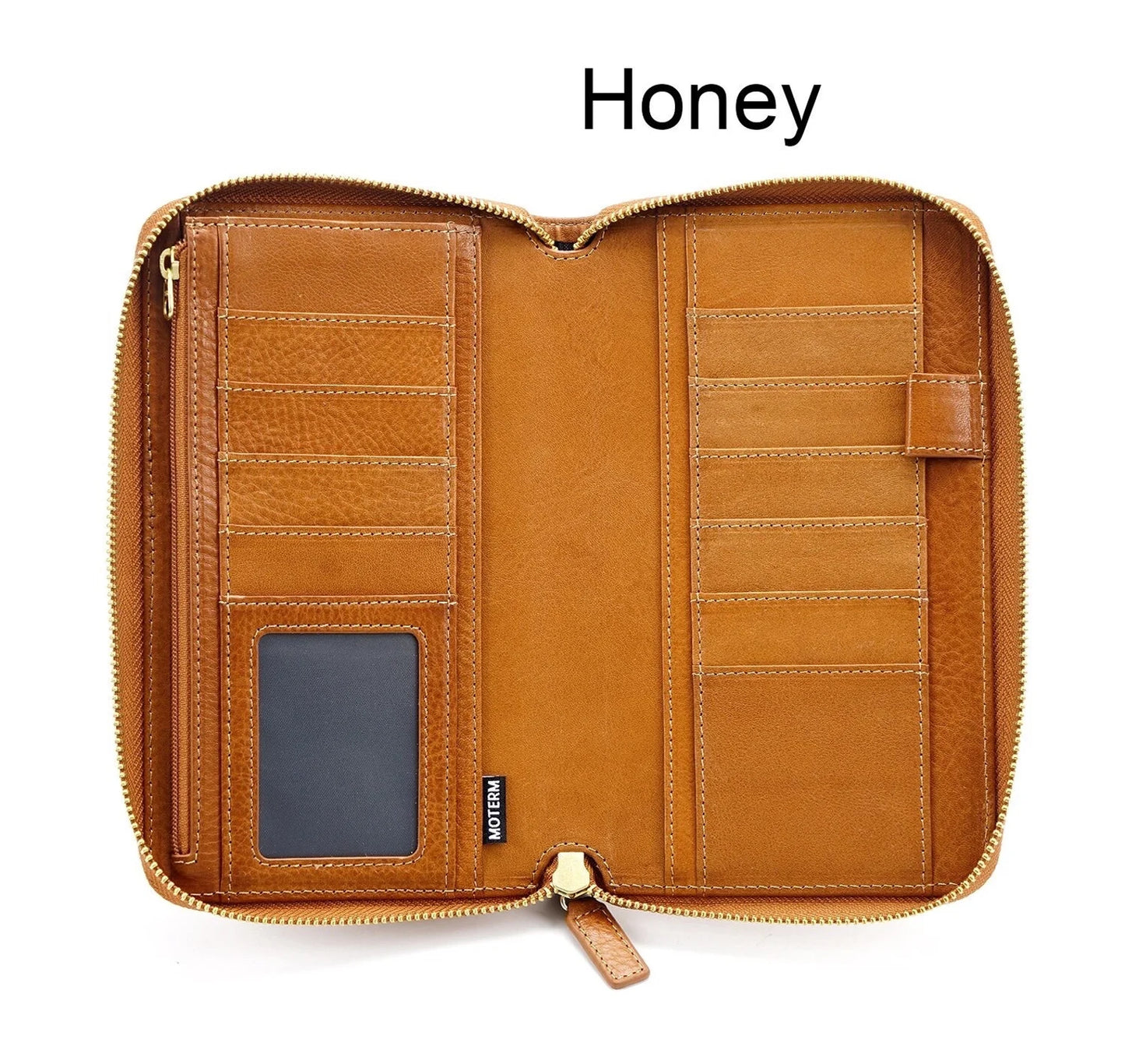 Moterm Full Grain Vegetable Tanned Zip Weeks 2.0 cover