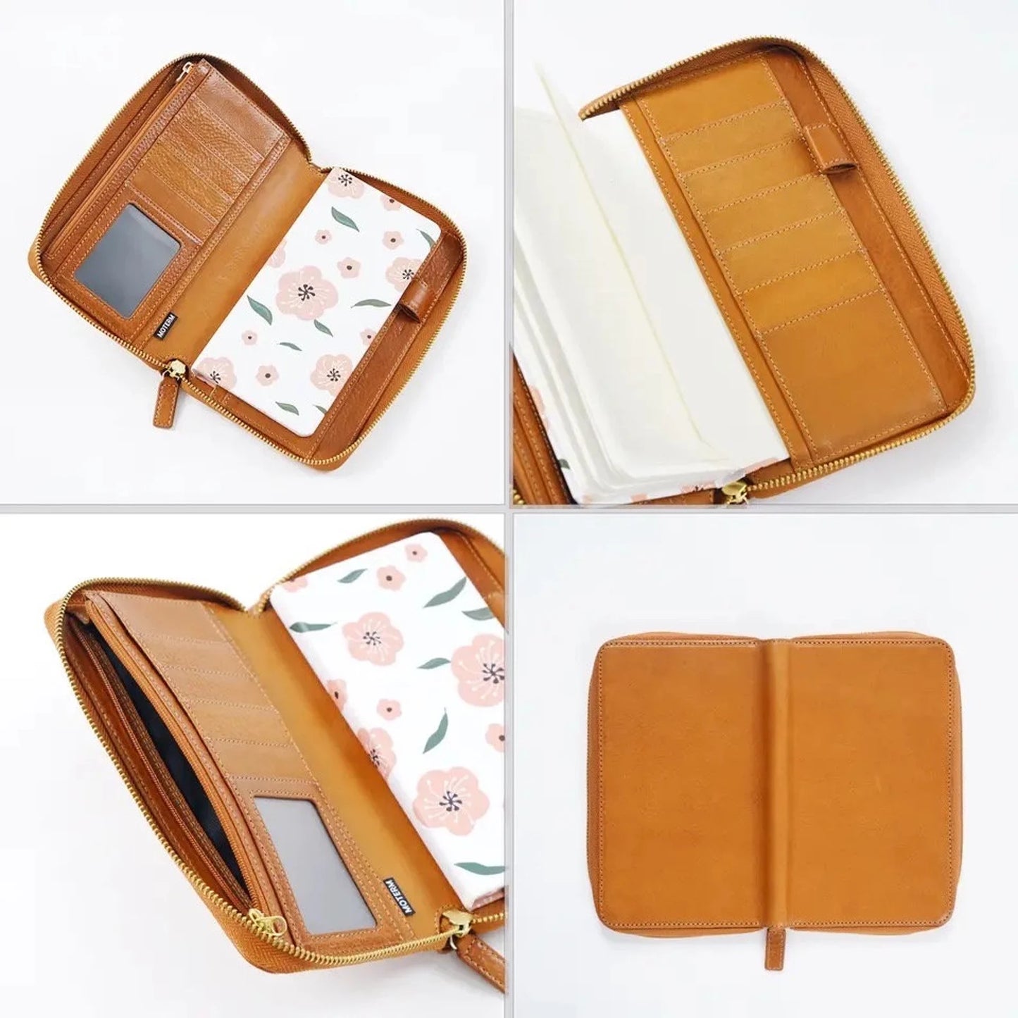 Moterm Full Grain Vegetable Tanned Zip Weeks 2.0 cover