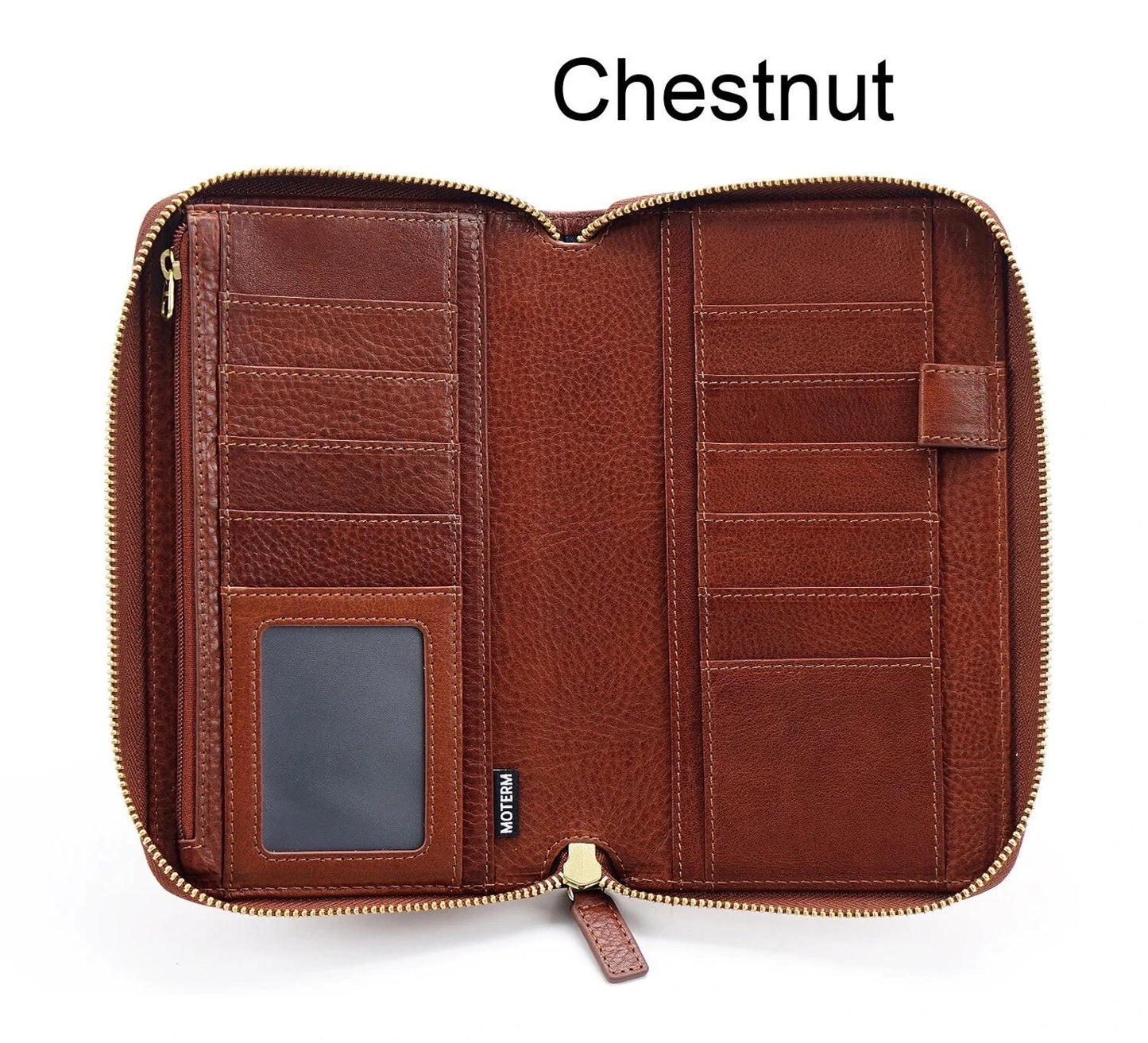 Moterm Full Grain Vegetable Tanned Zip Weeks 2.0 cover
