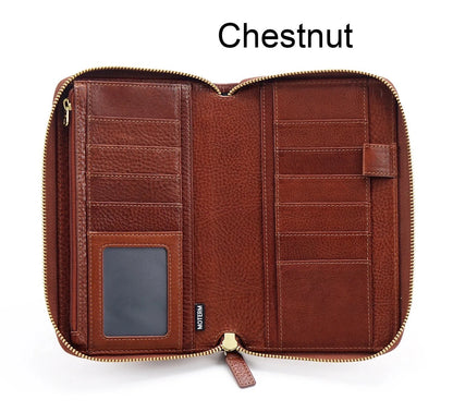 Moterm Full Grain Vegetable Tanned Zip Weeks 2.0 cover