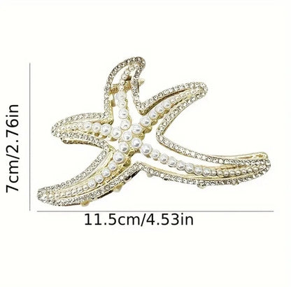 1 piece elegant starfish hair claw clip