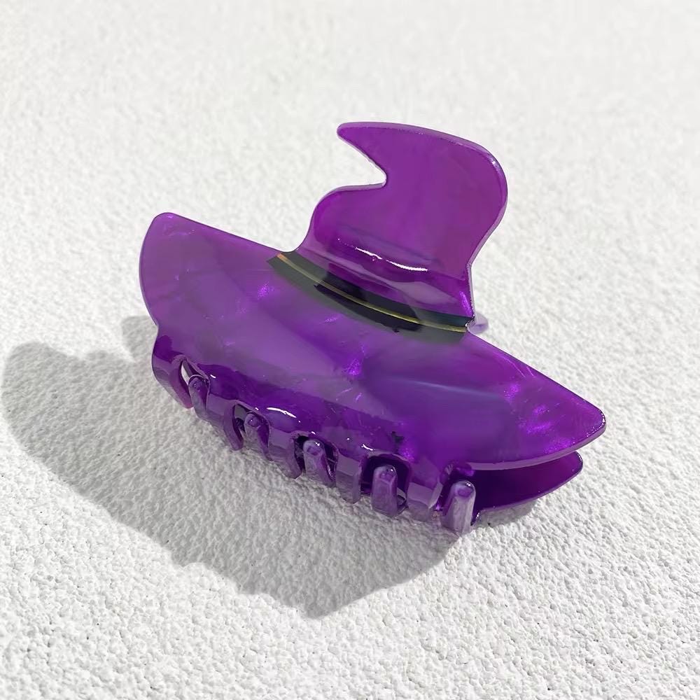 1 piece witch hat hair claw clip