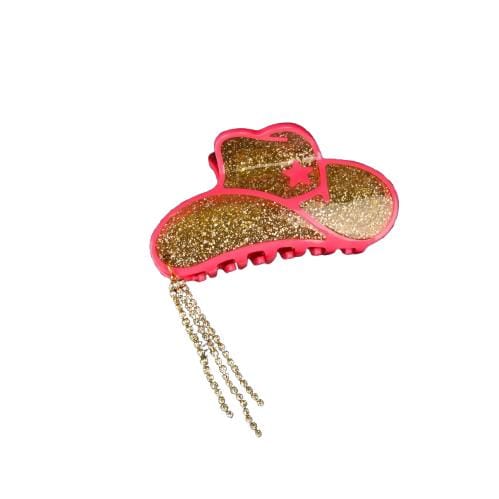 1 piece cowboy hat hair claw clip