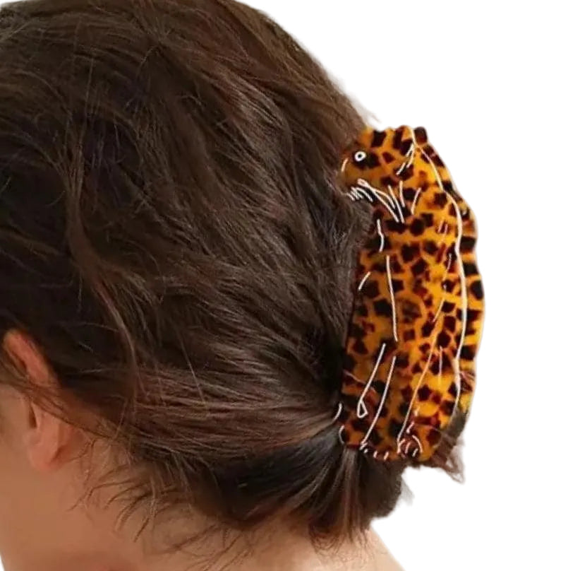 1 piece leopard hair claw clip